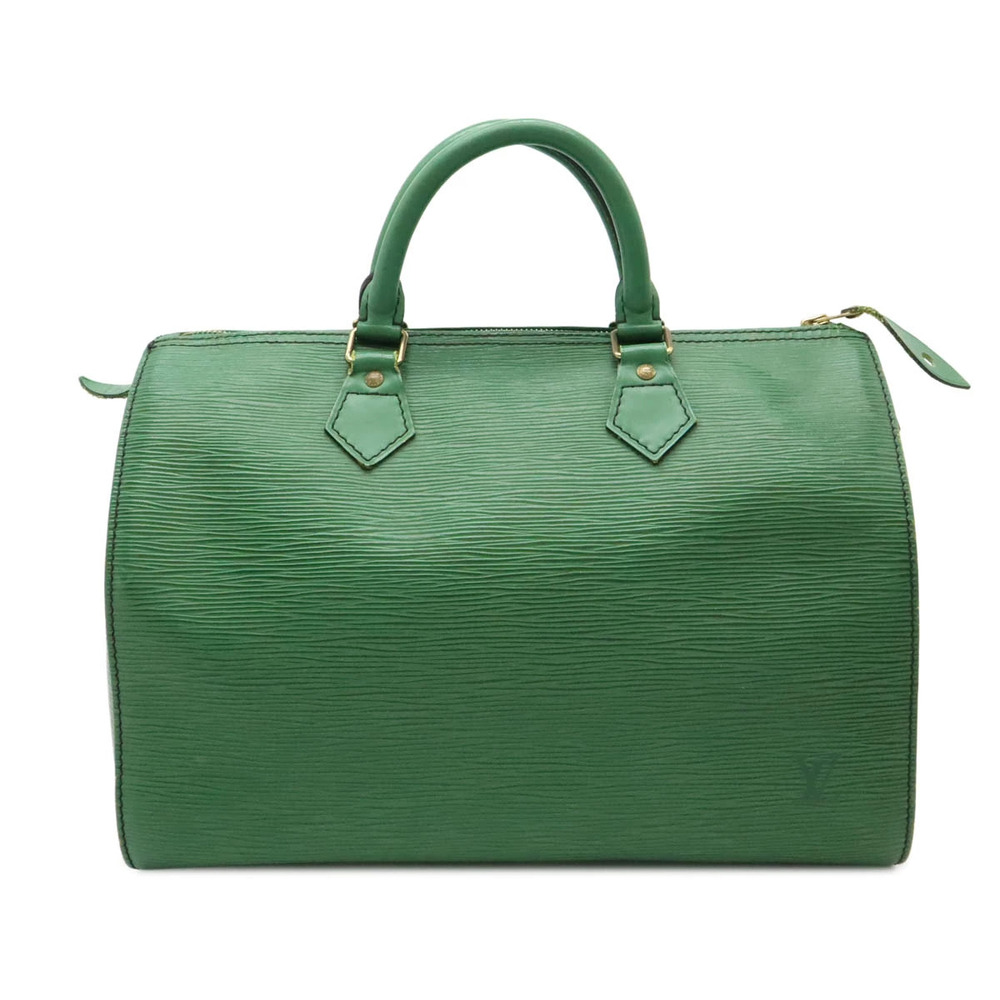 LOUIS VUITTON Epi Speedy Handbag Boston Bag Borneo Green